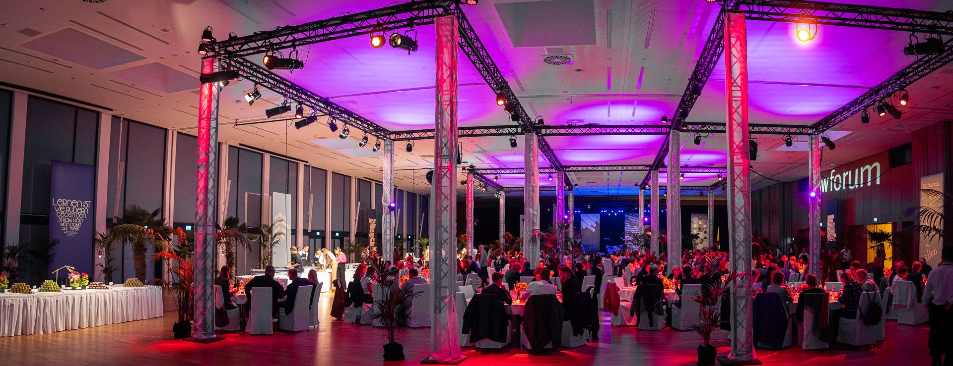 Eventcatering beim BGW Forum im RMCC Wiesbaden mit rund 400 Gästen