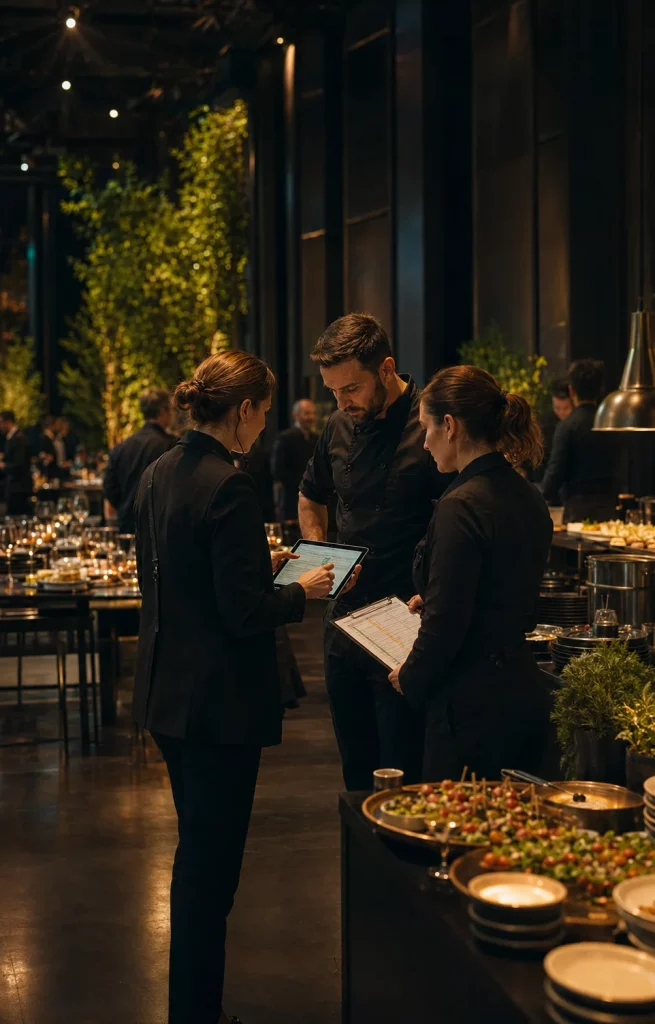 Projektkoordination bei einem Corporate Event der Catering Kochwerkstatt