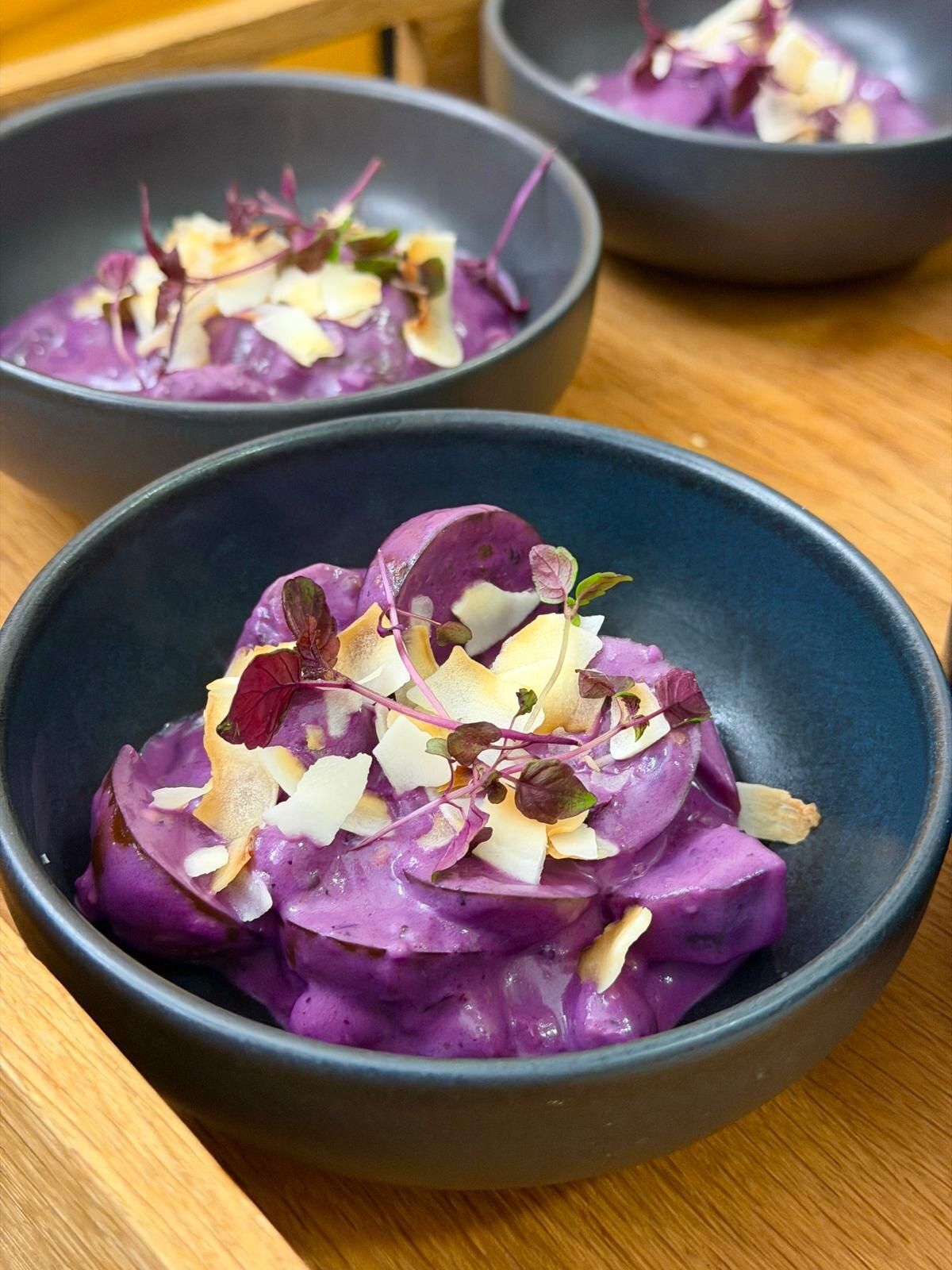 Veganes Purple Curry Lila mit Aubergine und lila Karotte