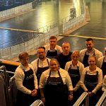Kochwerkstatt Catering-Team nach dem Vega-Konzert in der Frankfurter Festhalle